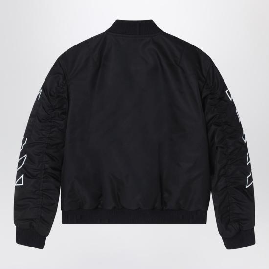 [키즈] 오프화이트 자켓 OBEH002F25FAB001 Black - OFF WHITE