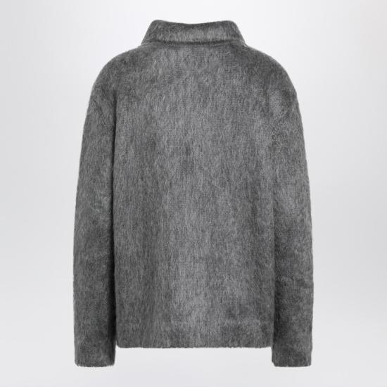  구찌 브러시드 엑스트라 파인 모헤어 가디건 836767XKE08 Grey - GUCCI