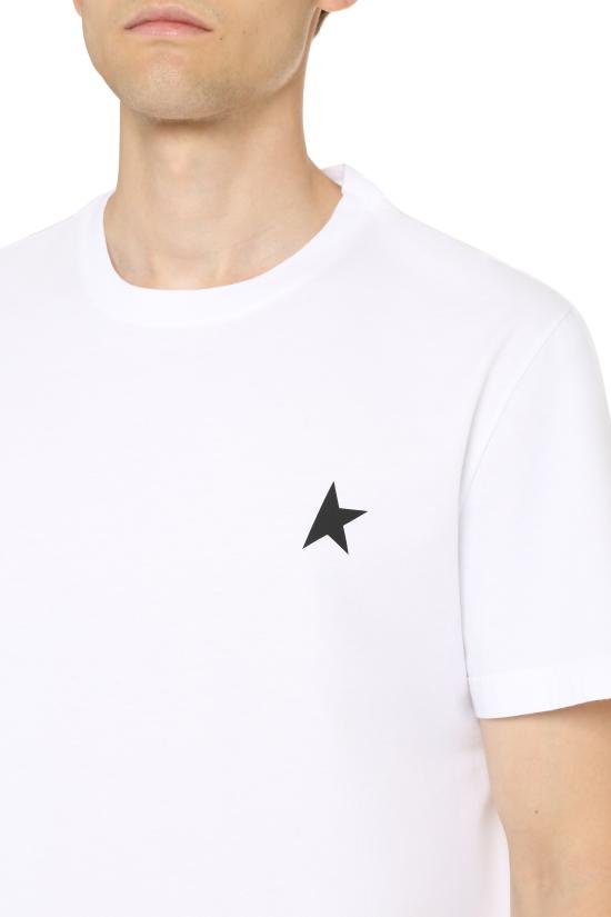  골든구스 반팔 티셔츠 GMP01220P000593 10364 White - GOLDEN GOOSE