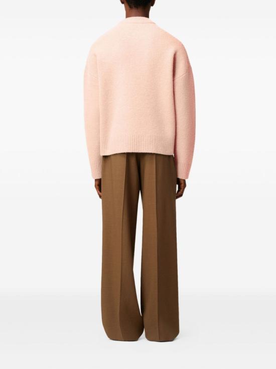 25FW 아미 ADC 크루넥 스웨터 UKS836D KN01356807 Pink - AMI