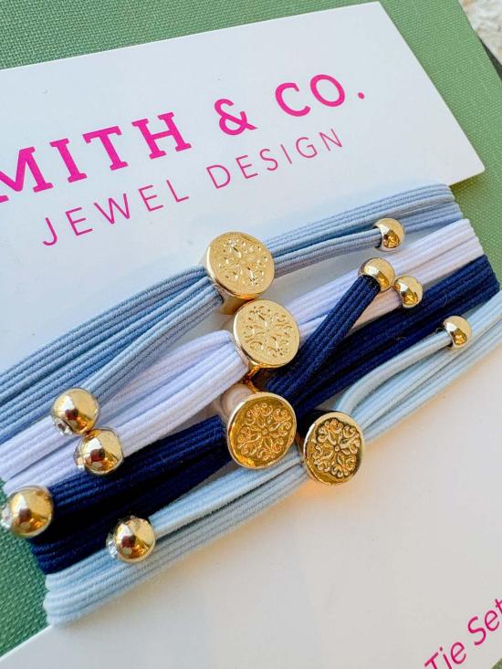  Smith and Co. Design 헤어 액세서리 스미스앤코 디자인 스키니 헤어타이 세트 - OTHER BRANDS