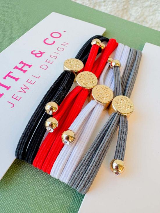  Smith and Co. Design 헤어 액세서리 스미스앤코 디자인 스키니 헤어타이 세트 - OTHER BRANDS