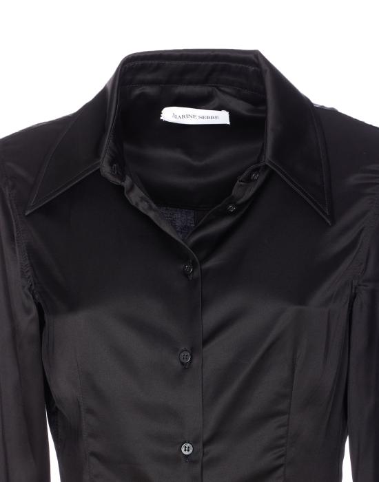 25FW 마린세르 미디 원피스 WDR421A CWOV0056BK99 Black - MARINE SERRE