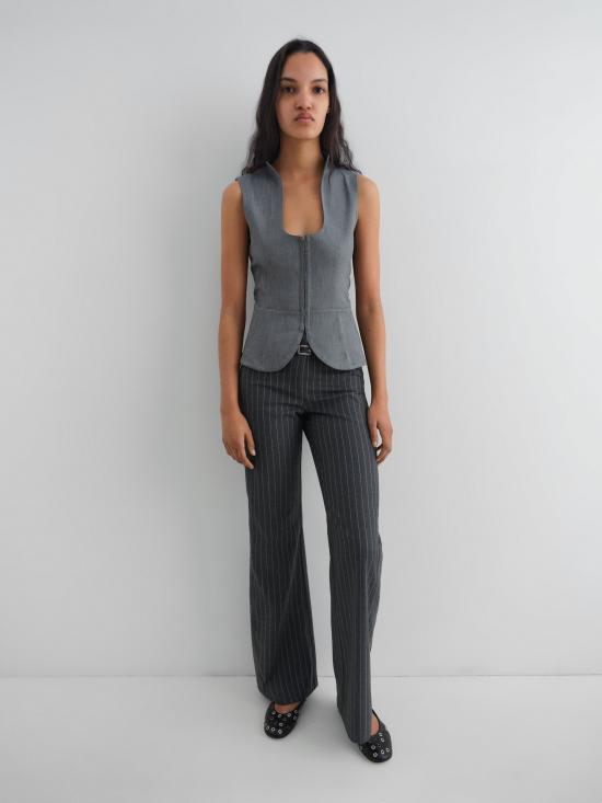 25FW 기마구아스 스트레이트 팬츠 RWF2501052 15 Grey - GIMAGUAS