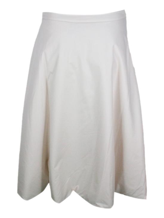 25FW 애드 미디 스커트 12AWL774 1016 White - ADD