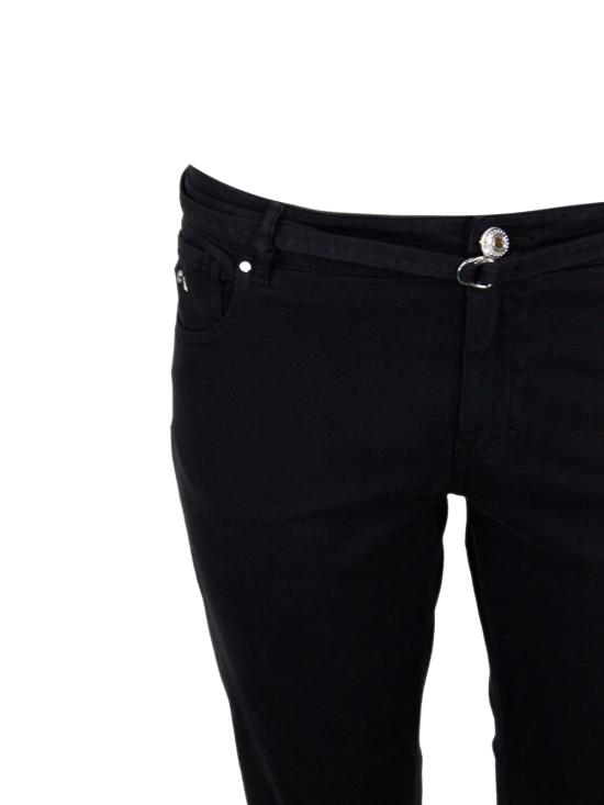 25FW 트라마로사 스트레이트 팬츠 AMERICAV019 0999 Black - TRAMAROSSA