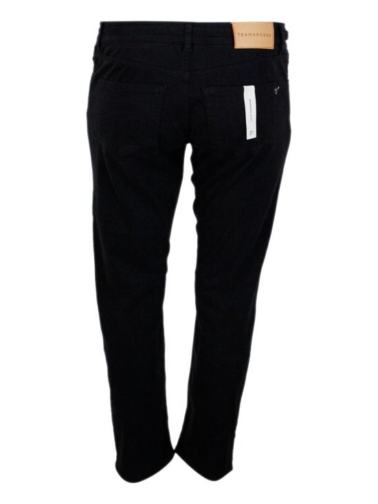 25FW 트라마로사 스트레이트 팬츠 AMERICAV019 0999 Black - TRAMAROSSA