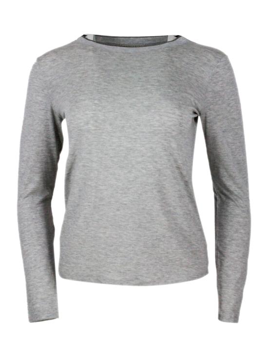 25FW 안토넬리 피렌체 반팔 티셔츠 CAKE P1218 910 Grey