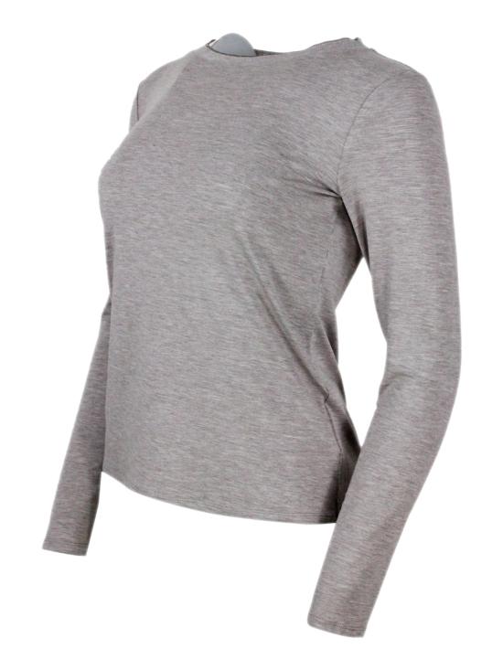 25FW 안토넬리 피렌체 반팔 티셔츠 CAKE P1218 C210 Dove Grey - ANTONELLI FIRENZE