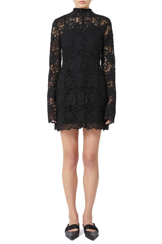 25FW 스포트막스 미디 원피스 2522626024600 001 Black - SPORTMAX