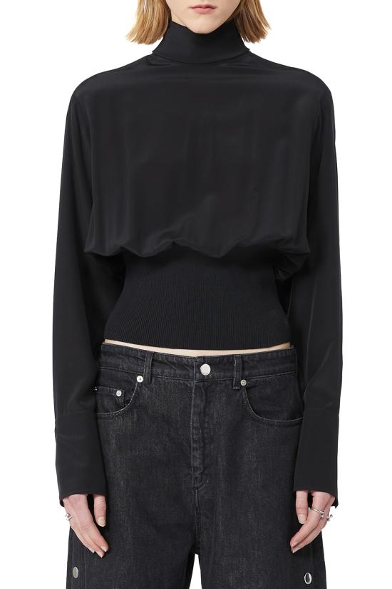 25FW 스포트막스 셔츠 2522116072600 006 Black - SPORTMAX