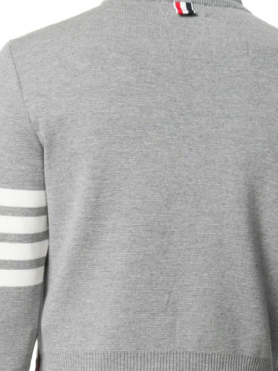 25FW 톰브라운 스웨터 MKA189A 00014055 Lt grey - THOM BROWNE