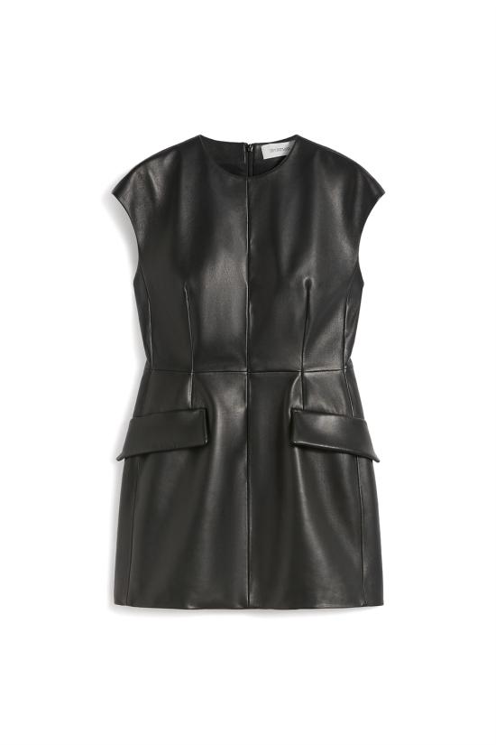 25FW 스포트막스 미디 원피스 2522426014600 001 Black