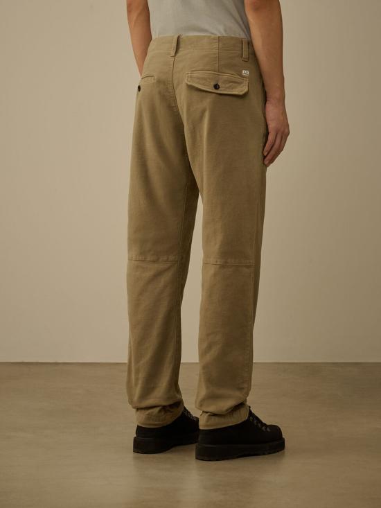 25FW 씨피 컴퍼니 몰스킨 스트레치 카고 팬츠  19CMPA234A110482G 356 Green - C.P. COMPANY