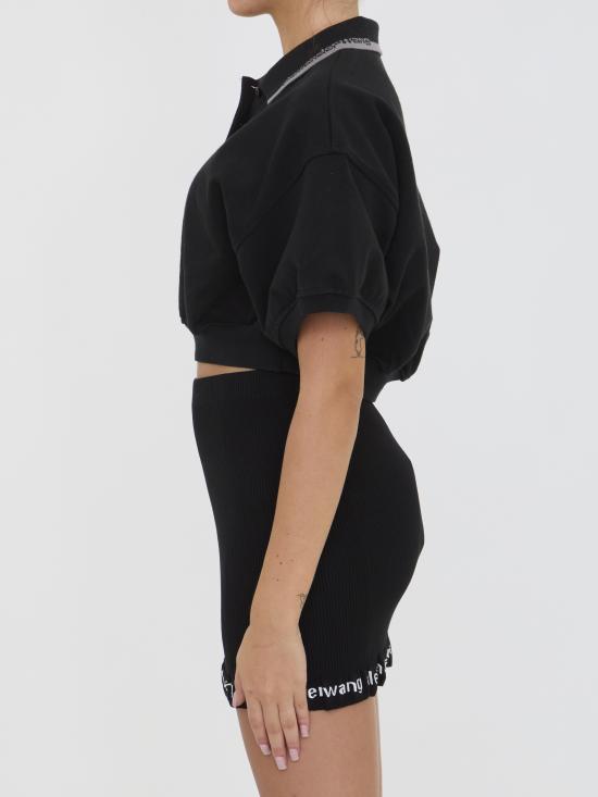 26SS 알렉산더 왕 폴로 티셔츠 4CC12612070 BLACK - ALEXANDER WANG