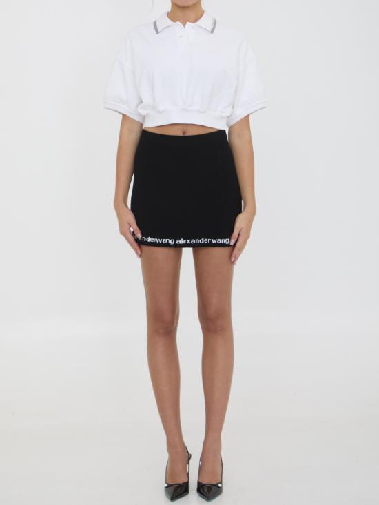 26SS 알렉산더 왕 폴로 티셔츠 4CC12612070 WHITE - ALEXANDER WANG