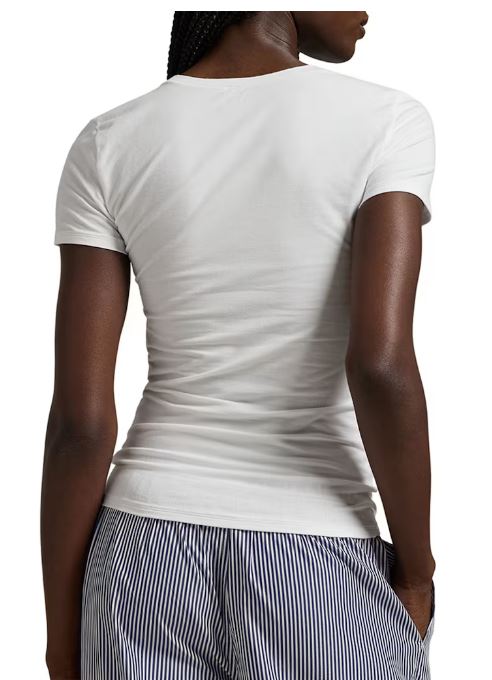 25FW 랄프 로렌 반팔 티셔츠 4P0486 192 White - RALPH LAUREN