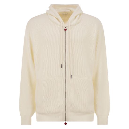 25FW 키톤 봄버 자켓 UMK0788K344 WHITE