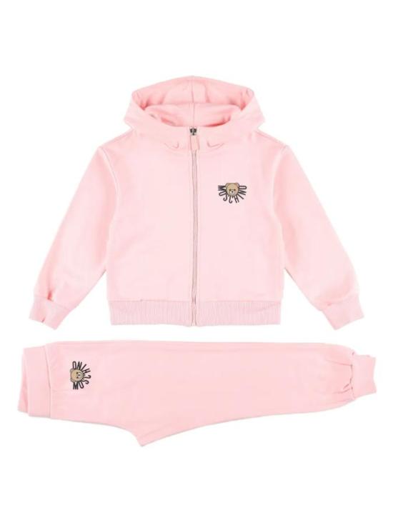 25FW [키즈] 모스키노 오버롤 HMK03X LCA40 50209 Sugare rose