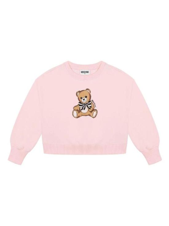 25FW [키즈] 모스키노 니트/스웻셔츠 HDF06G LDA16 50209 Sugare rose