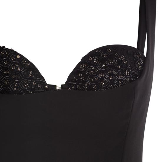 25FW 엘리자베타프랜치 미디 원피스 AB83557E2 BLACK - ELISABETTA FRANCHI