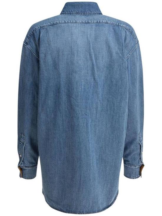 25FW 미우미우 데님 셔츠 GWC12517GGF0076 S OOO Light blue - MIU MIU