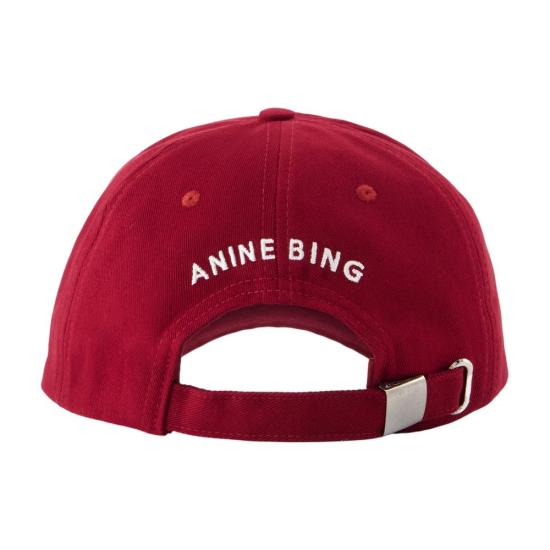 25FW 애니빙 볼캡 A 12 10083 RED35 burgundy - ANINE BING