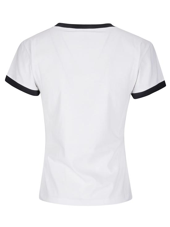 25FW 가니 반팔 티셔츠 T4336151 BRIGHT WHITE DOM - GANNI