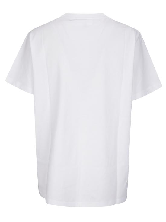 25FW 가니 반팔 티셔츠 T4339151 BRIGHT WHITE DOM - GANNI