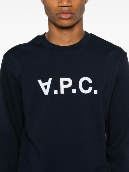 26SS 아페쎄 스탠다드 그랜드 VPC 스웨트 셔츠 COHBN M27907TIQ Blue - A.P.C.