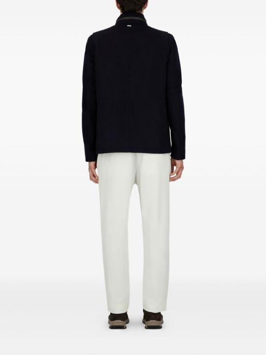 25FW 에르노 울 캐시미어 & 에코에이지 필드 자켓 FI000128U33318 9200 Blue - HERNO