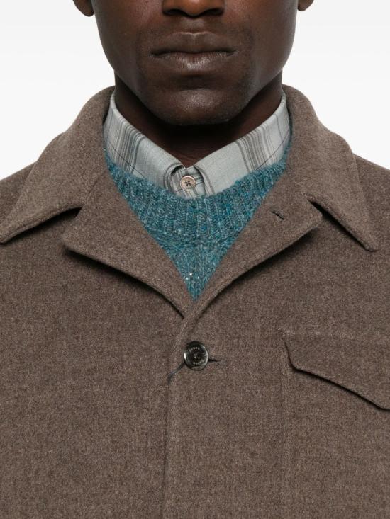 25FW 에르노 소프트 울 필드 자켓 FI000138U33475R 2700 Brown - HERNO