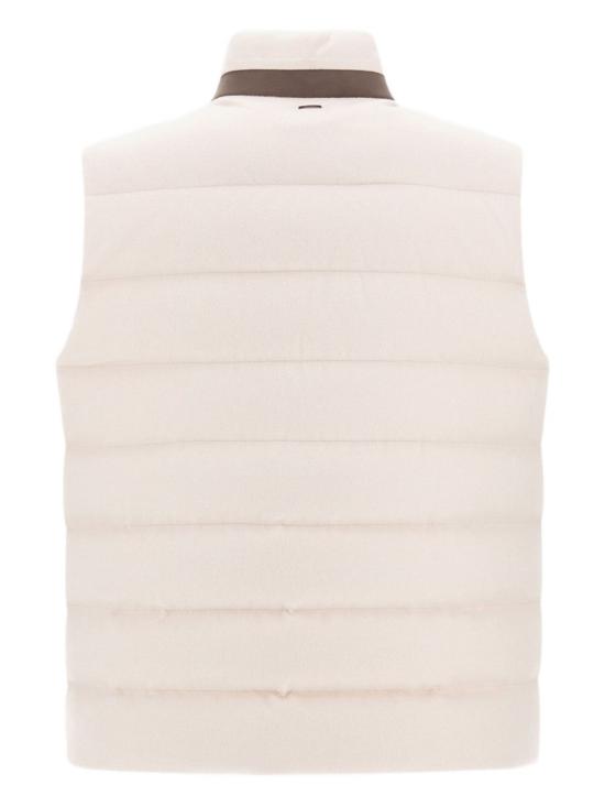 25FW 에르노 캐시미어 실크 모노그램 베스트  PI001282U38087 1985 Beige - HERNO