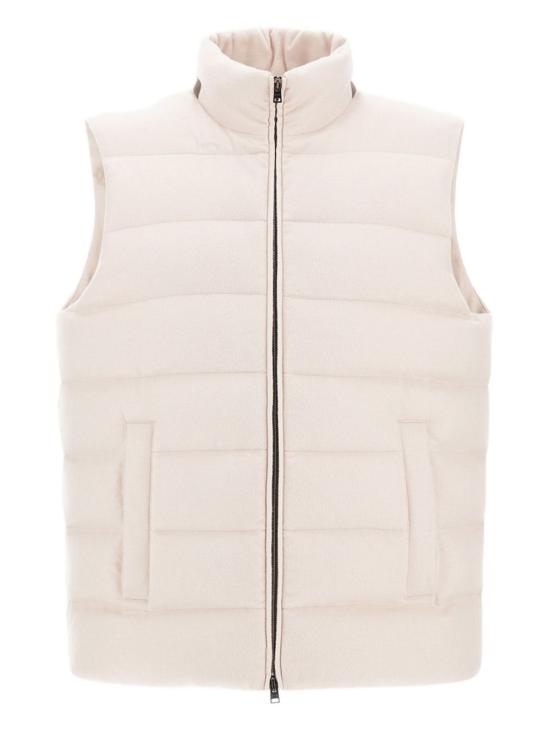 25FW 에르노 캐시미어 실크 모노그램 베스트  PI001282U38087 1985 Beige