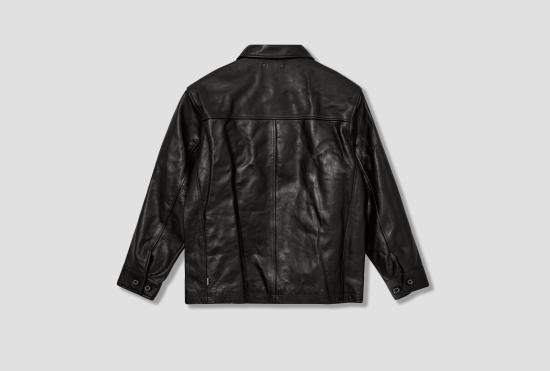 25FW 네이버후드 가죽 자켓 252SZNH JKM06 BR - NEIGHBORHOOD