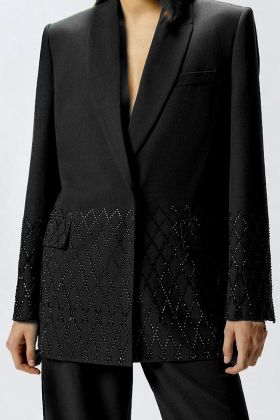 25FW 핑코 수트 자켓 105410A2POZ99 Black - PINKO