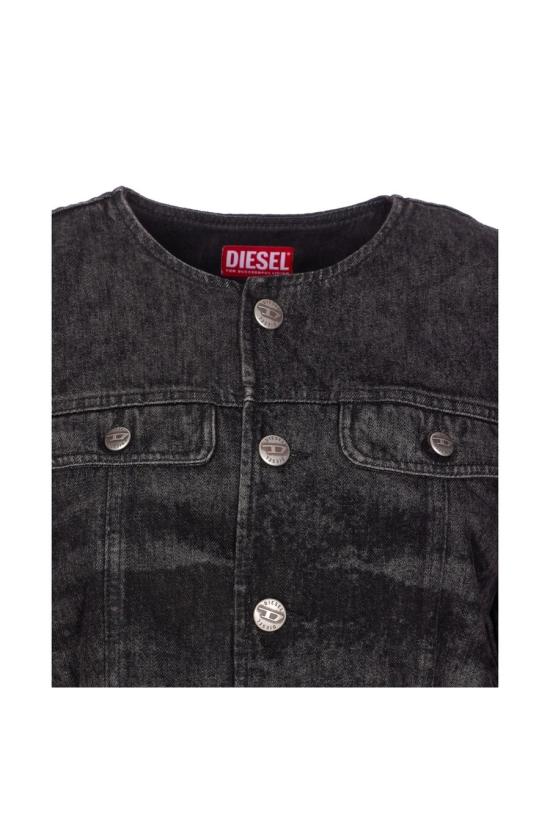 25FW 디젤 트러커 자켓 A21616 007DB02 Black - DIESEL