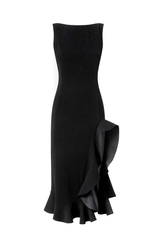 25FW 핑코 미디 원피스 105781A2Q2Z99 Black