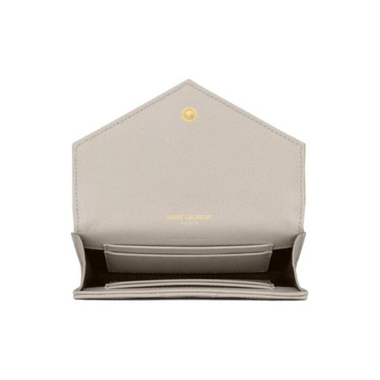 25FW 생로랑 반지갑 414404BOW019207 BLANC VINTAGE DOM - SAINT LAURENT