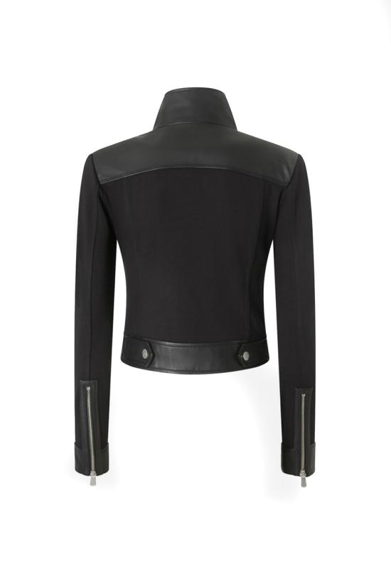 25FW 핑코 가죽 자켓 105367Y75KZ99 Black - PINKO