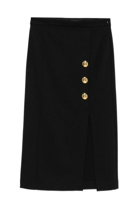 25FW 핑코 롱 스커트 105458A24CZ99 Black