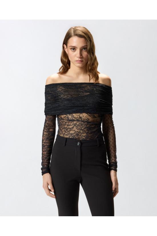 25FW 핑코 긴팔 티셔츠 105596A2T5Z99 Black - PINKO