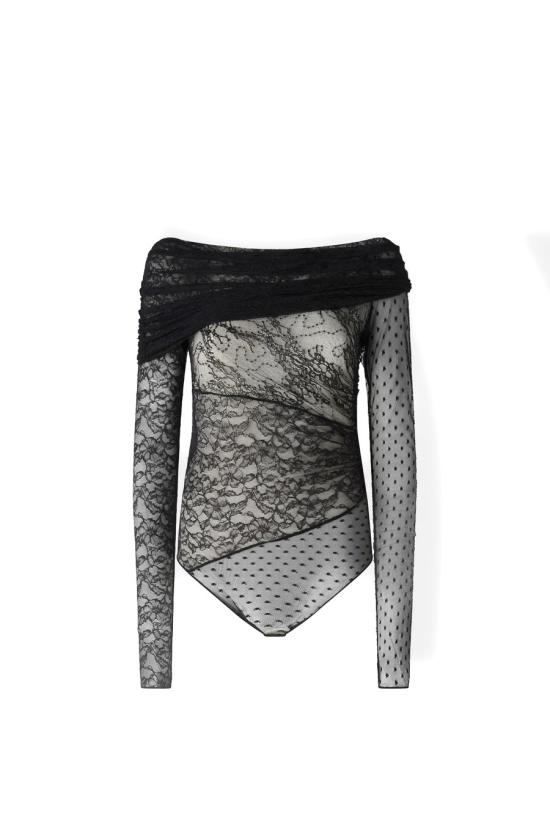 25FW 핑코 긴팔 티셔츠 105596A2T5Z99 Black