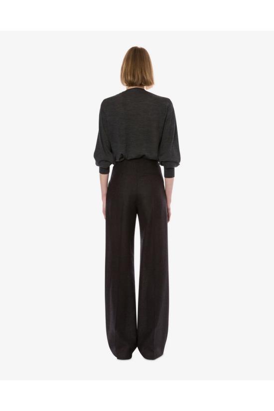25FW 알베르타 페레티 스트레이트 팬츠 A0308 66370516 Black - ALBERTA FERRETTI