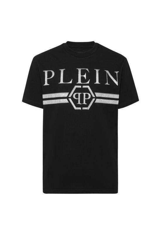 25FW 필립 플레인 반팔 티셔츠 FAEC MTK8457 PJY002N02 Black