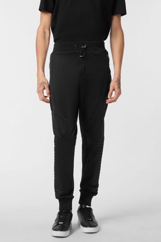 25FW 필립 플레인 트레이닝/조거 팬츠 FAEC MJT2661 PTE003N02 Black - PHILIPP PLEIN