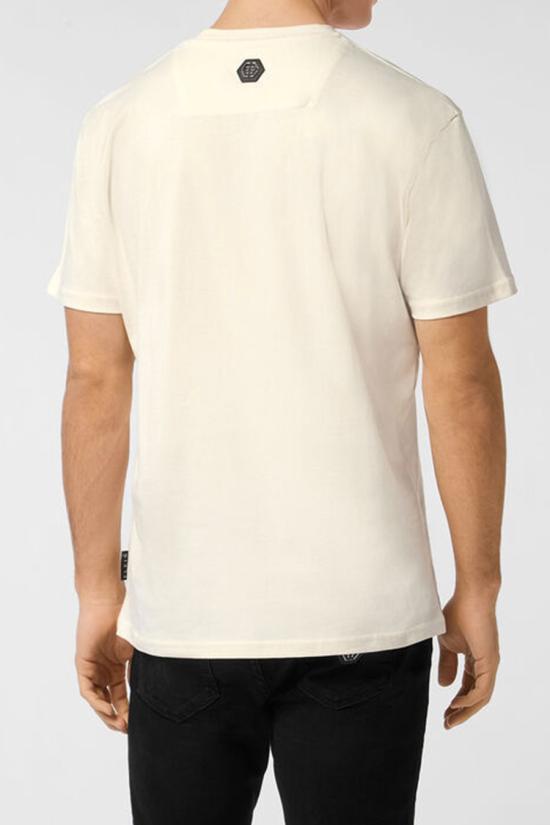 25FW 필립 플레인 반팔 티셔츠 FAEC MTK8458 PJY002N01OF White - PHILIPP PLEIN