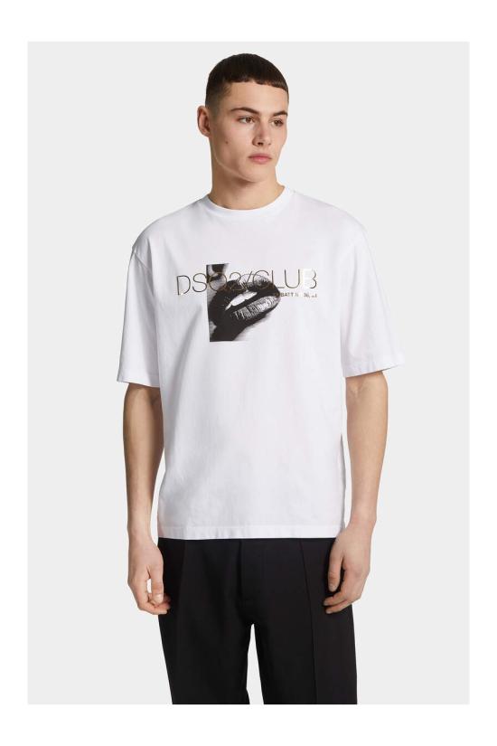 25FW 디스퀘어드2 반팔 티셔츠 S71GD1588 D20020100 White - DSQUARED2