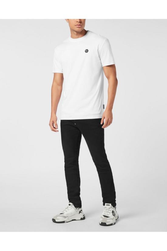 25FW 필립 플레인 반팔 티셔츠 AAEC MTK8740 PJY002N01 White - PHILIPP PLEIN