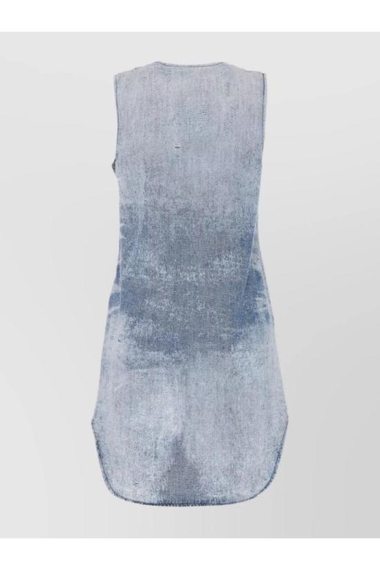 25FW 디젤 숏 원피스 A21707 068TY01 Blue - DIESEL